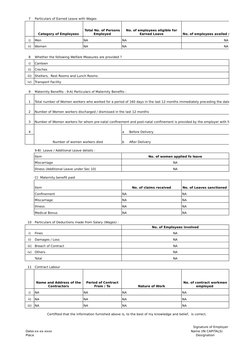 Karnataka Form U: Annual Return Guide | PDF | Employment | Welfare