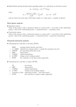 S0 Option Formula Corporate Finance Formula Overview | PDF | Cost Of Capital | Free Cash Flow