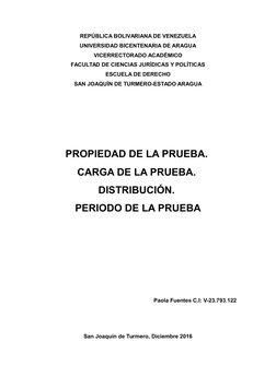 REPÚBLICA BOLIVARIANA DE VENEZUELA
UNIVERSIDAD BICENTENARIA DE ARAGUA
VICERRECTORADO ACADÉMICO
FACULTAD DE CIENCIAS JURÍDICAS