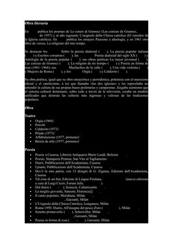 Obra literaria
En 1957  (http://es.wikipedia.org/wiki/1957)(http://es.wikipedia.org/wiki/1957) publica los poemas de Le cener