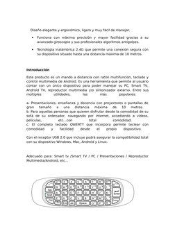 Diseño elegante y ergonómico, ligero y