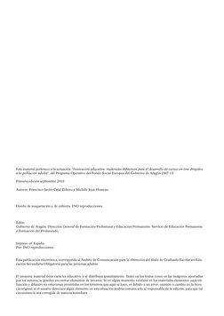 Este material pertenece a la actuación “Innovación educativa: materiales didácticos para el desarrollo de cursos on-line diri