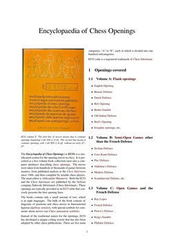 ECO Volume E: Indian Defenses | PDF | Chess Openings | Traditional ...