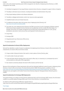 Best Practice Active Directory Design For Managing Windows Networks ...