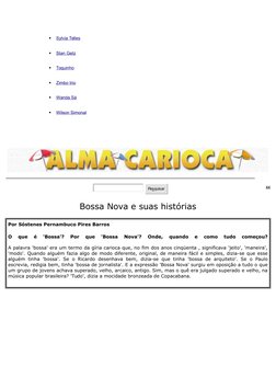 
Sylvia Telles (http://pt.wikipedia.org/wiki/Sylvia_Telles)

Stan Getz (http://pt.wikipedia.org/wiki/Stan_Getz)

Toquinho