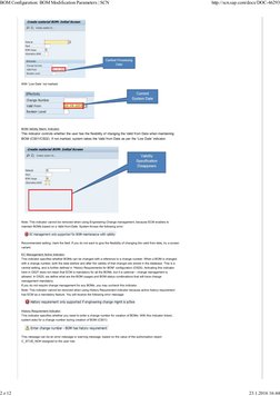 BOM Configuration - BOM Modification Parameters - SCN | PDF | Parameter ...