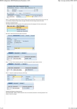 BOM Configuration - BOM Modification Parameters - SCN | PDF | Parameter ...