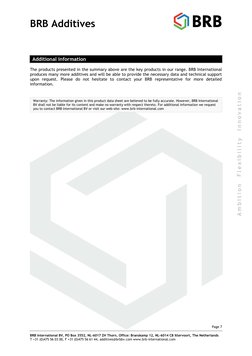 BRB International Driveline Additives Guide | PDF | Motor Oil | Liquids