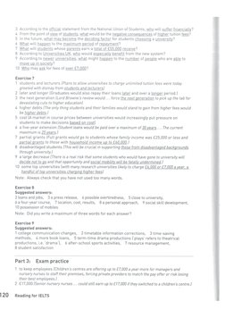 Answer Key Collins Reading For IELTS Book | PDF