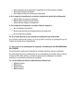 
a)Una expresión de las operaciones registradas en los libros diarios contables

b) La documentación de soporte

c) El ref