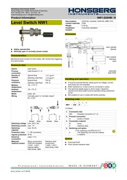 Honsberg Instruments GmbH 
Tenter Weg 2-8 ● 42897 Remscheid ● Germany 
Fon +49 (0) 2191 - 9672 - 0 ● Fax - 40
www.honsberg.co