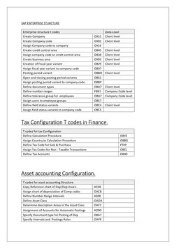 SAP Finance Tcodes Overview | PDF | Invoice | Services (Economics)