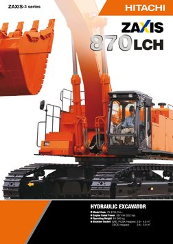 Hitachi ZX870LCH-3 Excavator Overview | PDF | Vehicle Parts | Vehicles