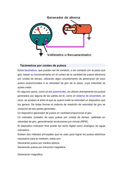 Tacómetros por conteo de pulsos
Estos tacómetros, (http://www.sabelotodo.org/aparatos/tacometros.html) que pueden ser de cont