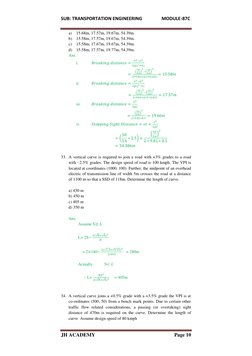 Highway Engineering Problems & Solutions | PDF | Traffic | Lane