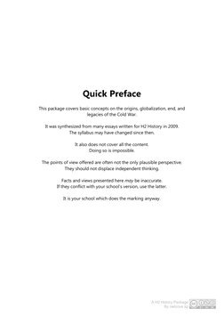 (http://creativecommons.org/licenses/by-nc-sa/3.0/)A H2 History Package
By owlcove.sg (http://owlcove.sg/learn/?ref=notes) (