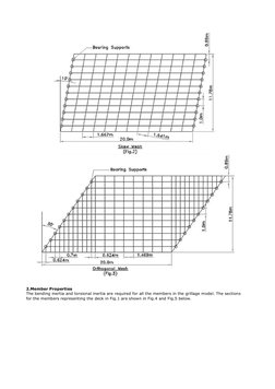 Grillage Analysis for Bridge Decks | PDF | Bending | Beam (Structure)