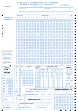 NAT Answer Sheet (Optimized Copy) | PDF