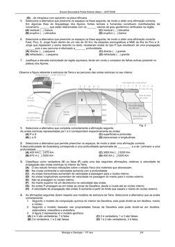 Escola Secundária Poeta António Aleixo – 2007/2008
(D) ...de intraplaca com epicentro na placa Africana.
5.
Seleccione a alte