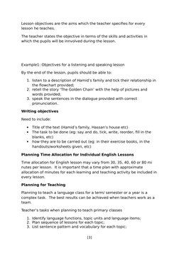 Language Lesson Planning Guide | PDF | Language Education | Lesson Plan