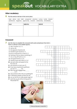 Speakout Vocabulary Extra Pre-Intermediate Unit 1 PDF | PDF