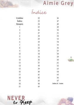 4 
ÍÍn
nddiiccee  
Créditos 
Índice 
Sinopsis 
1 
2 
3 
4 
5 
6 
7 
8 
9 
10 
11 
12 
13 
14 
15 
16 
17 
18 
19 
20 
21