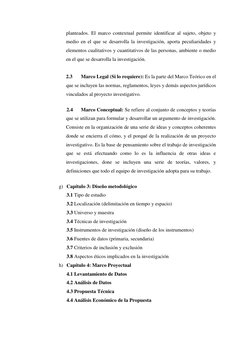 planteados. El marco contextual permite identificar al sujeto, objeto y 
medio en el que se desarrolla la investigación, apor