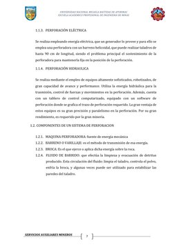 UNIVERSIDAD NACIONAL MICAELA BASTIDAS DE APURIMAC 
ESCUELA ACADEMICO PROFESIONAL DE INGENIERIA DE MINAS 
 
  
 
SERVICIOS AUX