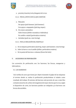 UNIVERSIDAD NACIONAL MICAELA BASTIDAS DE APURIMAC 
ESCUELA ACADEMICO PROFESIONAL DE INGENIERIA DE MINAS 
 
  
 
SERVICIOS AUX