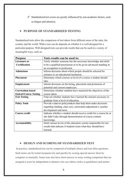Non-Standardized vs Standardized Tests | PDF | Validity (Statistics ...