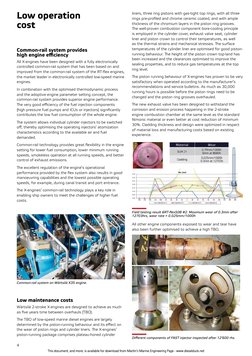 4
Common-rail system provides 
high engine effi  ciency
All X-engines have been designed with a fully electronically 
control