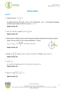 7 
 
 
 
 
Novo Ípsilon 11  
Matemática A – 11.º ano 
www.raizeditora.pt  
 
© Raiz Editora, 2017. Todos os direito