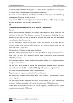 Advanced Microprocessor                                                                                        RISC Architect