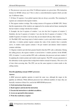 Advanced Microprocessor                                                                                        RISC Architect