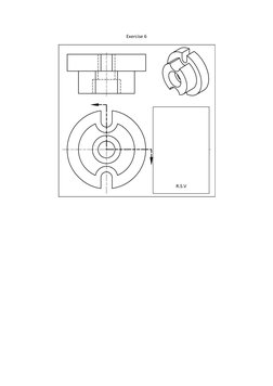 Section View Drawing Exercises | PDF | Teaching Methods & Materials