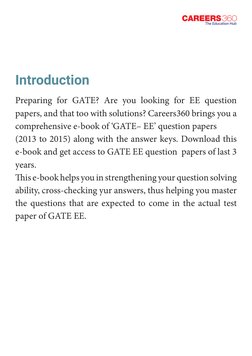 Preparing for GATE? Are you looking for EE question
papers, and that too with solutions? Careers360 brings you a
comprehensiv