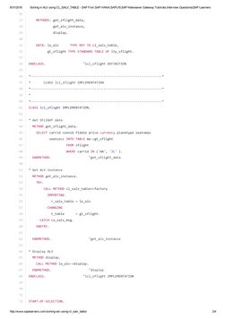 ALV Sorting with CL_SALV_TABLE | PDF | Software Engineering | Computer ...