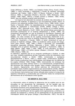 INSEBULL 2007  
José María Avilés y Juan Antonio Elices 
 
2
Unido (Whitney y Smith, 1993) y en Estados Unidos (Perry, Kusel