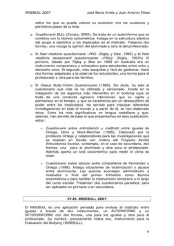 INSEBULL 2007  
José María Avilés y Juan Antonio Elices 
 
4
sobre los que se puede valorar su evolución con los sucesivos y