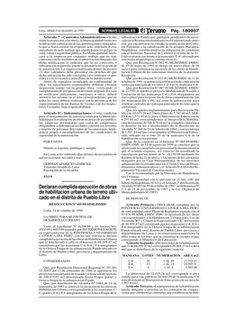 Pág. 180957
NORMAS LEGALES
Lima, sábado 4 de diciembre de 1999
Artículo 7º.- Controles Administrativos.- Si du-
rante la insp