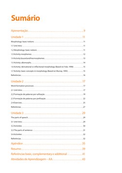 Sumário
Apresentação .  .  .  .  .  .  .  .  .  .  .  .  .  .  .  .  .  .  .  .  .  .  .  . . . . . . . . . . . . . . . . . .