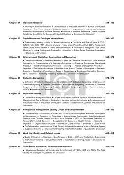 10
Personnel and Human Resource Management
Chapter 24
Industrial Relations
334 - 339
Meaning of Industrial Relations Char
