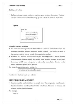 Structures and Unions in C Programming | PDF | Pointer (Computer ...