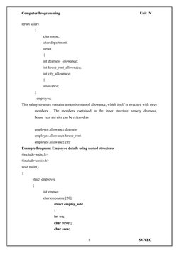 Structures and Unions in C Programming | PDF | Pointer (Computer ...