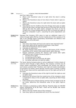 124
C h a p t e r  4
C API TAL  S TR UC TUR E  M AN A GE M E N T
each four rights held.
a.
What is the theoretical value of