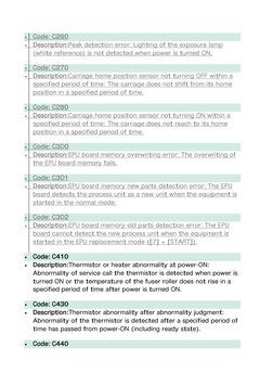 Toshiba Error Code Reference Guide | PDF | Office Equipment ...