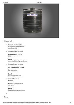 Rambo Polytank Sizes and Prices in Ghana | PDF | Cyberspace | World ...