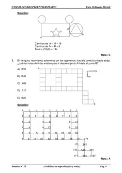 UNMSM-CENTRO PREUNIVERSITARIO 
Ciclo Ordinario 2016-II 
 
Semana Nº 15 
(Prohibida su reproducción y venta) 
Pág. 6 
Solución