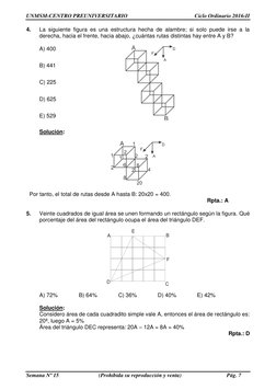 UNMSM-CENTRO PREUNIVERSITARIO 
Ciclo Ordinario 2016-II 
 
Semana Nº 15 
(Prohibida su reproducción y venta) 
Pág. 7 
4. 
La s