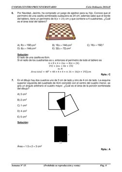 UNMSM-CENTRO PREUNIVERSITARIO 
Ciclo Ordinario 2016-II 
 
Semana Nº 15 
(Prohibida su reproducción y venta) 
Pág. 8 
6. 
Por